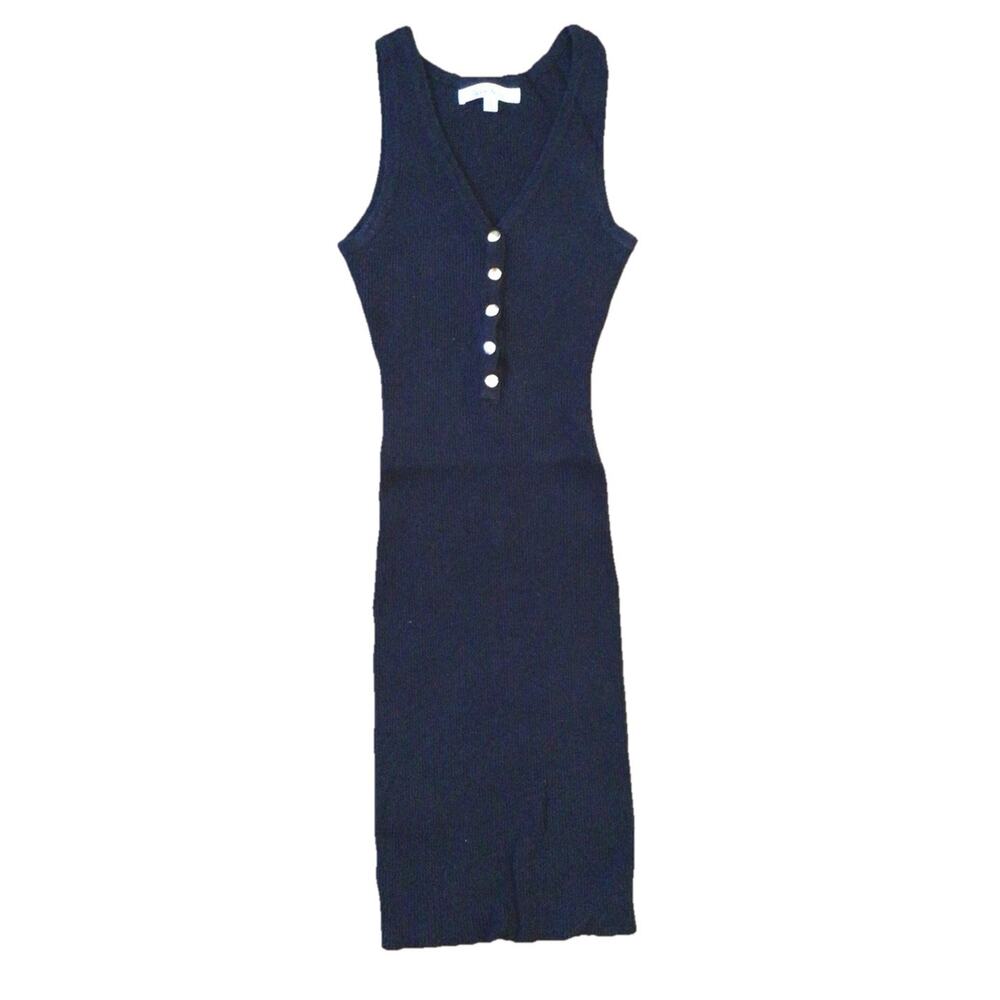 black sleeveless stretch dress Sz S